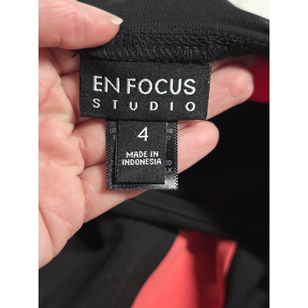 En Focus Studio Women's Size 4 Pink/Black Color locked Any Occasion Casual Dress - Picture 7 of 8